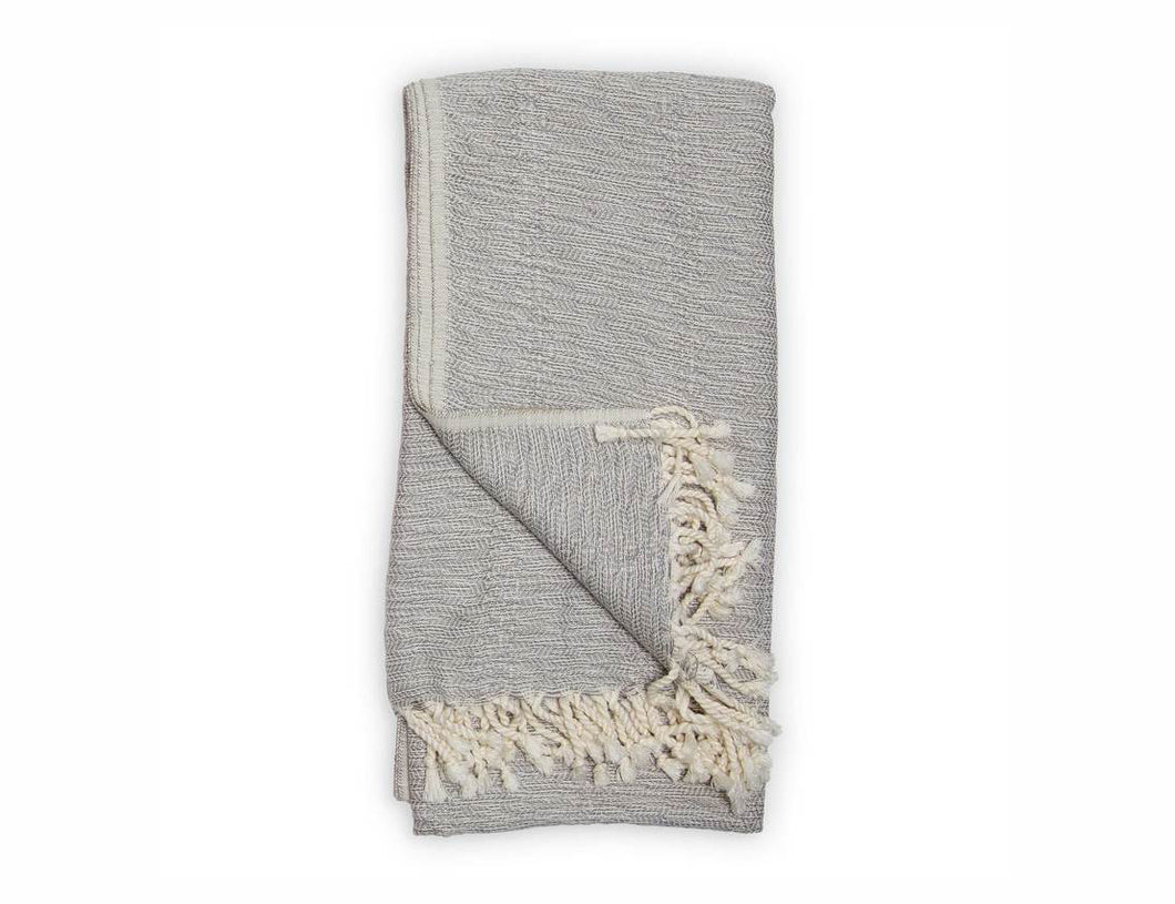 Pokoloko Bamboo Turkish Towel - Mixed Grey