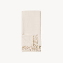 Load image into Gallery viewer, Pokoloko Bamboo Striped Turkish Towel - Cream