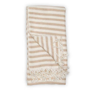 Zebra Bamboo Turkish Towel - Beige