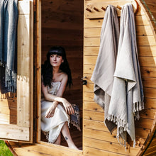Load image into Gallery viewer, Pokoloko Stonewashed Waffle Towel - Clay