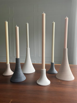 Taper Candle Holders - Onyx