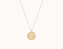 Load image into Gallery viewer, Tree of Life Carved Medallion Necklace