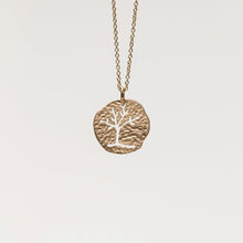 Load image into Gallery viewer, Tree of Life Carved Medallion Necklace
