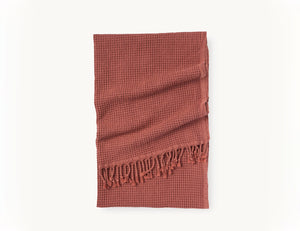 Pokoloko Stonewashed Waffle Towel - Terra