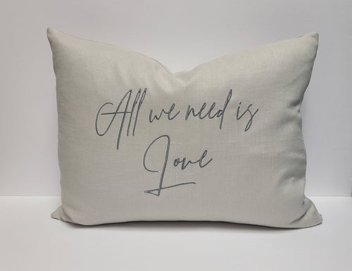 Pico Charlie Cole - All We Need Is Love - Pillow