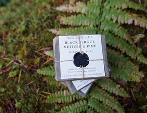 Naturasophia Black Spruce, Vetiver & Pine Soap