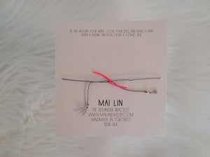Mai Lin "Journey of a Thousand Miles..." Bracelet On 100% Silk Thread