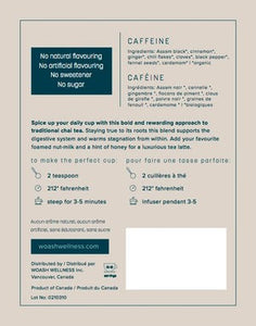 Woash Wellness Spicy Chai Tea