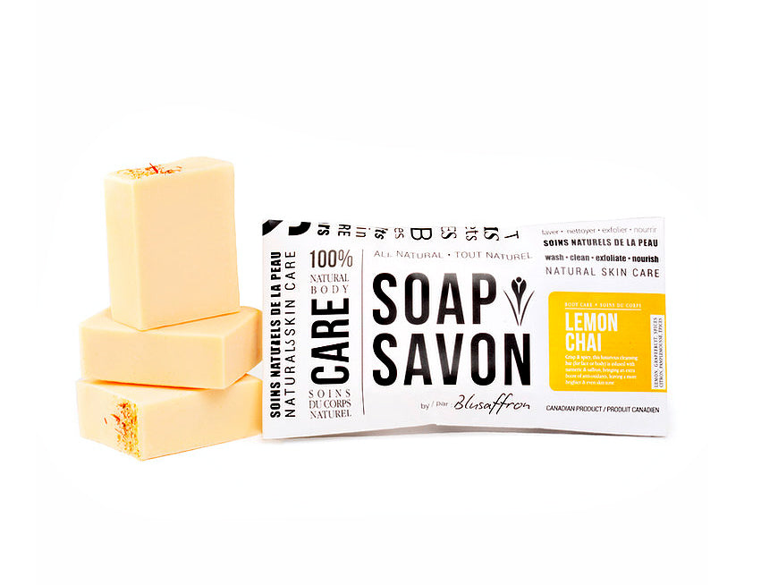 Blusaffron Lemon Chai Face Soap
