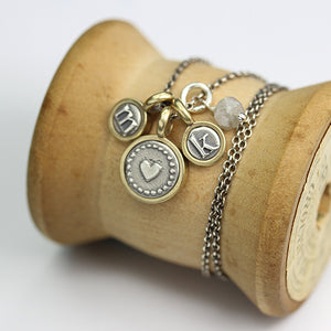 Marmalade Designs Silver & Bronze Teeny Letter Charms