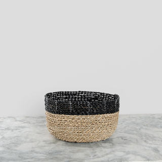 Bowl Baskets - Black/Natural