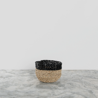 Bowl Baskets - Black/Natural