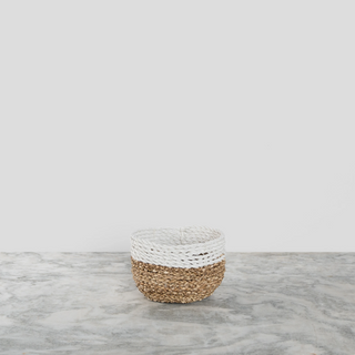 Bowl Baskets - White/Natural