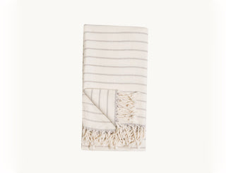Bamboo Striped Towel - Mist