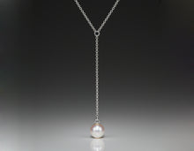 Load image into Gallery viewer, Silver Pearl Drop Pendant