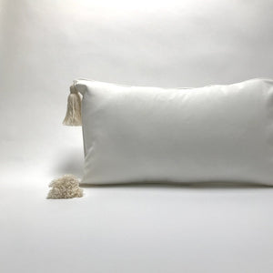 Pi'lo Large Velvet Pillow with Tassels