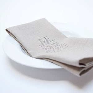 Pi'lo Recipe Towel - Dark Linen