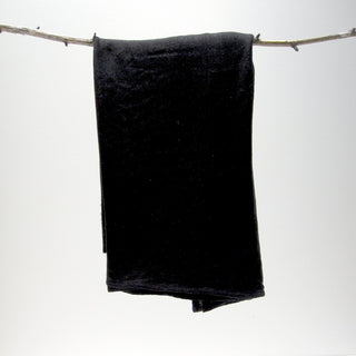 Pi'lo Knit Linen Black Shawl