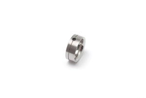 Stainless Steel Band With Black Diamond