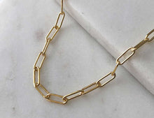 Load image into Gallery viewer, Strut Jewelry 14K Gold-Filled Medium Smooth Link Connection Chain Necklace