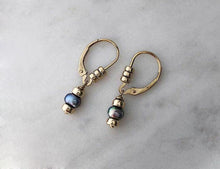 Load image into Gallery viewer, Strut Jewelry Iridescent Pearl Drop Earrings