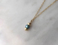 Load image into Gallery viewer, Strut Jewelry Iridescent Pearl Drop Necklace
