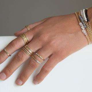 Strut Jewelry 14K Gold-Filled Stacking Bands