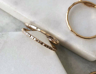 Strut Jewelry 14K Gold-Filled Stacking Bands