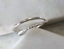 Load image into Gallery viewer, Strut Jewelry Sterling Silver Stacking Bands