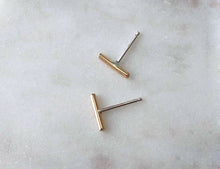 Load image into Gallery viewer, Strut Jewelry 14K Gold-Filled and Silver Stick Studs