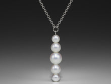 Load image into Gallery viewer, Surge Silver Pearl Pendant Small