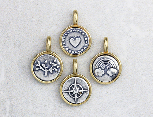 Marmalade Designs Silver & Bronze Tiny Symbol Charms