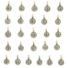 Load image into Gallery viewer, Marmalade Designs Silver &amp; Bronze Teeny Letter Charms