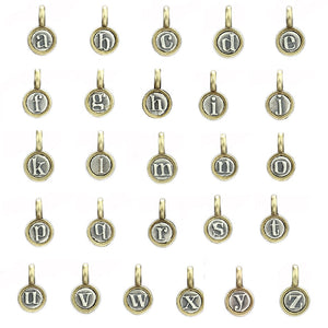 Marmalade Designs Silver & Bronze Teeny Letter Charms