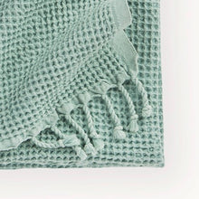 Load image into Gallery viewer, Pokoloko Stonewashed Waffle Towel - Matcha