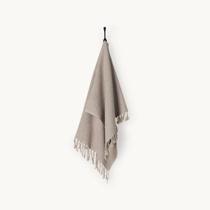 Pokoloko Stone Washed Waffle Hand Towel - Clay