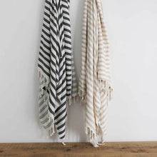 Load image into Gallery viewer, Pokoloko Zebra Bamboo Turkish Towel - Beige